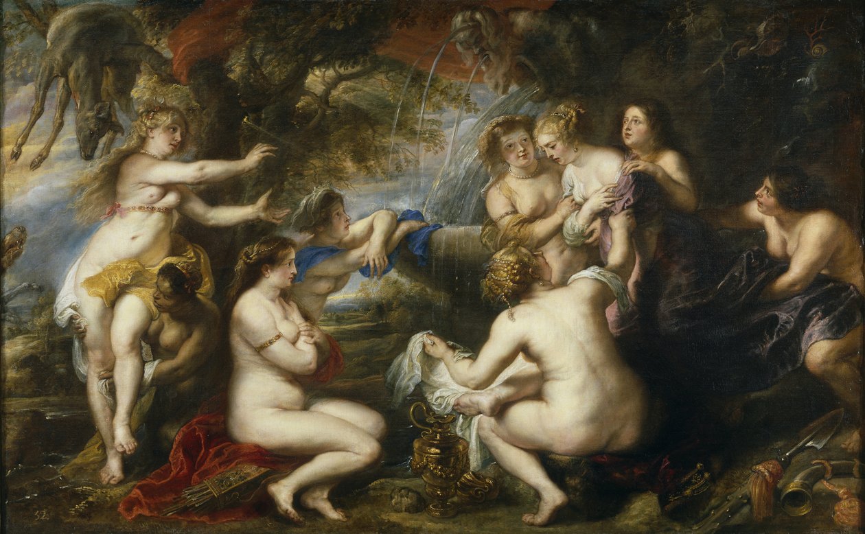 Diana e Calisto, 1638-1640 de Peter Paul Rubens