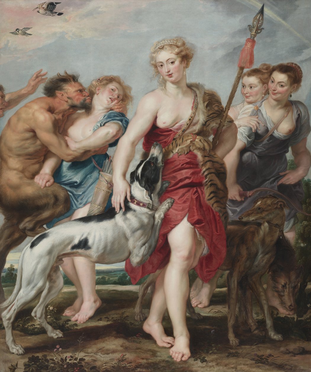 Diana e suas ninfas partindo para a caça, c.1615 de Peter Paul Rubens