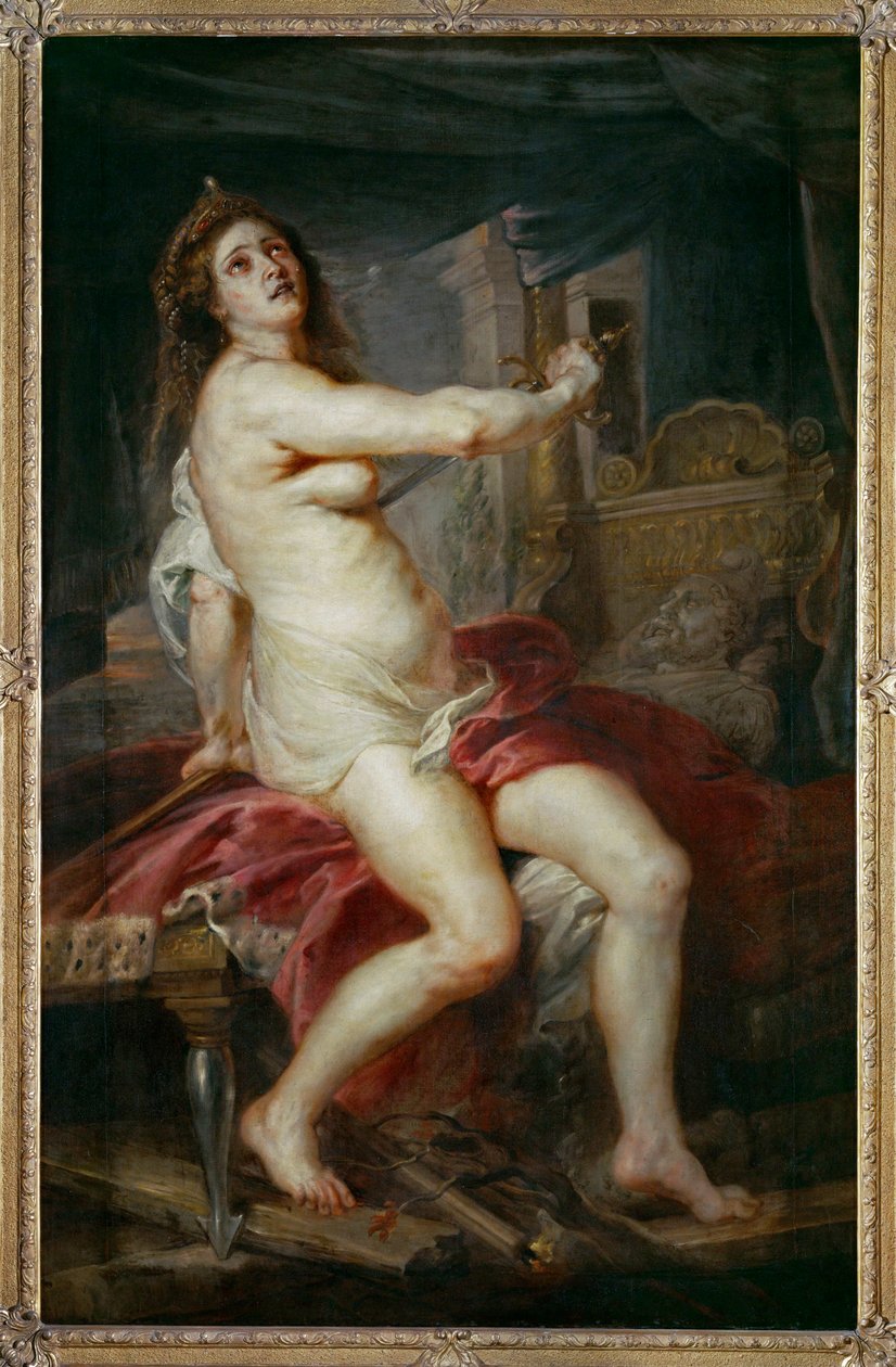 A morte de Dido (pintura sobre tela) de Peter Paul Rubens