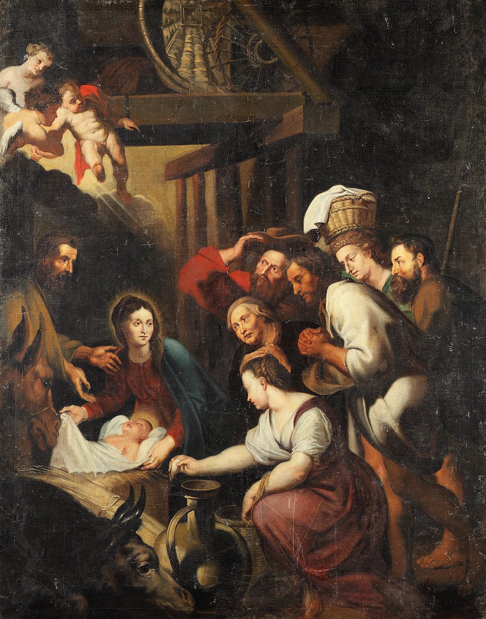A Adoração dos Pastores de Peter Paul Rubens