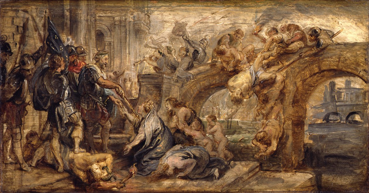 A tomada de Paris por Henrique IV. de Peter Paul Rubens