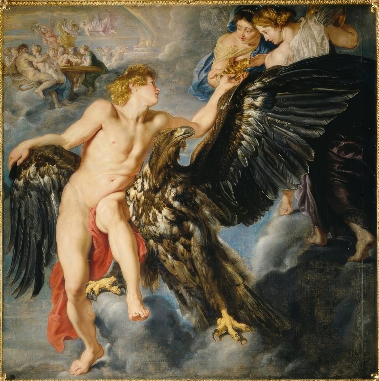 O sequestro dos Ganímedes de Peter Paul Rubens