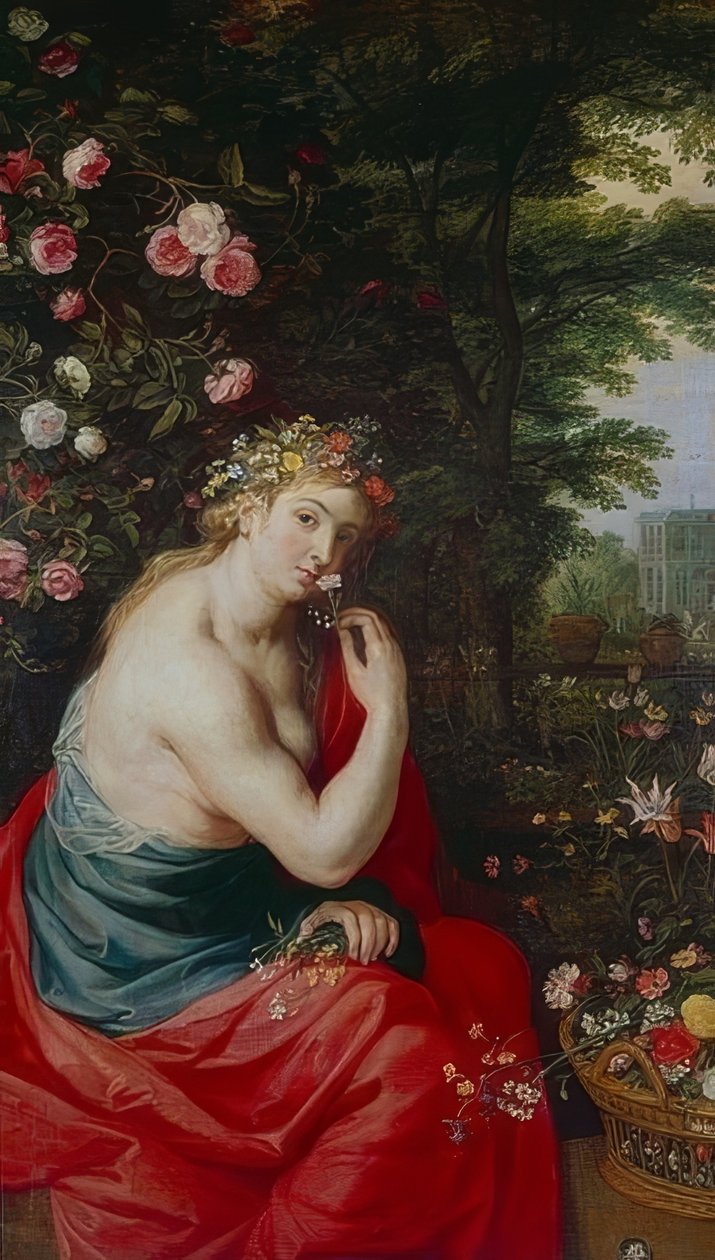 A deusa Flora. Por volta de 1625 de Peter Paul Rubens