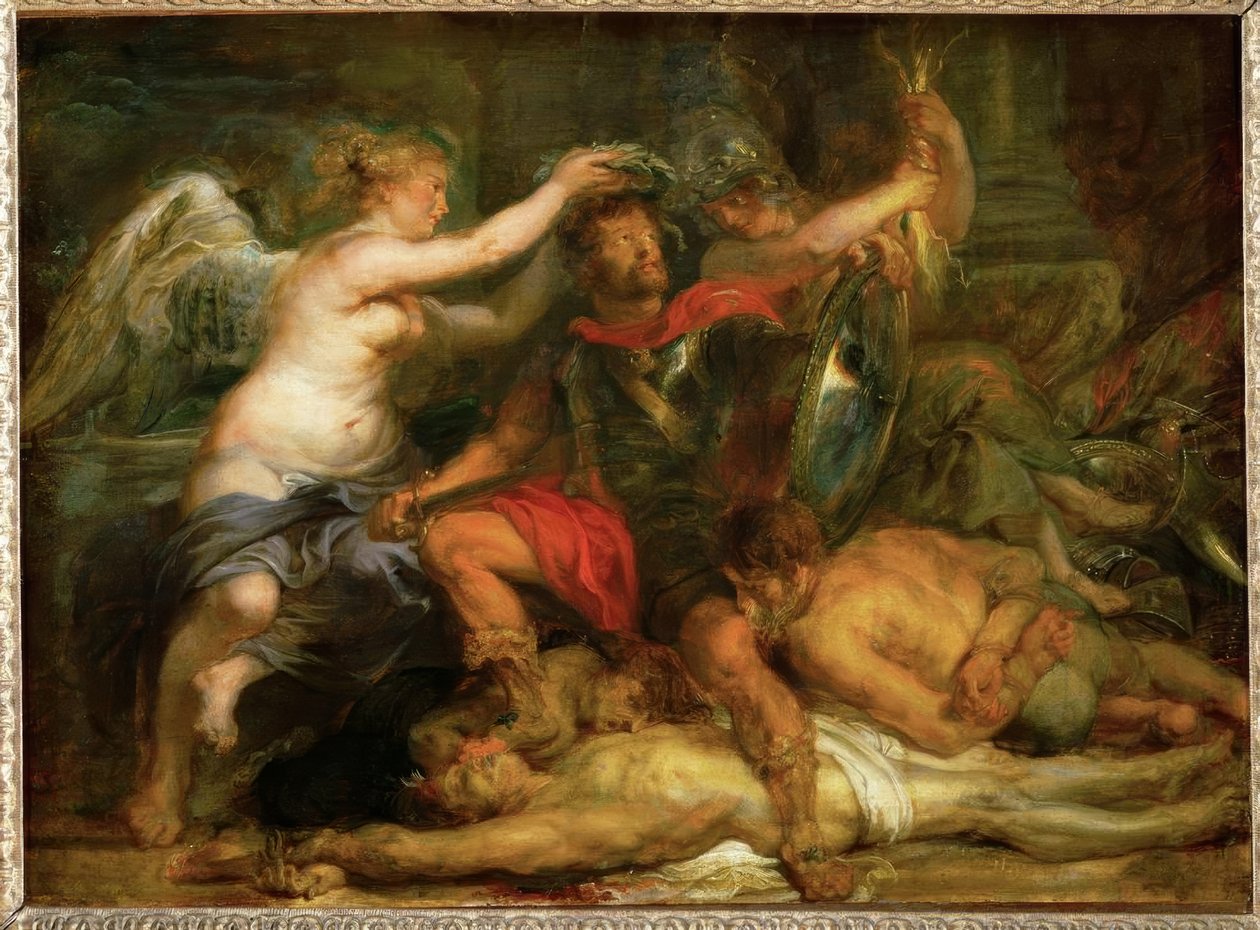 A coroação do vencedor de Peter Paul Rubens