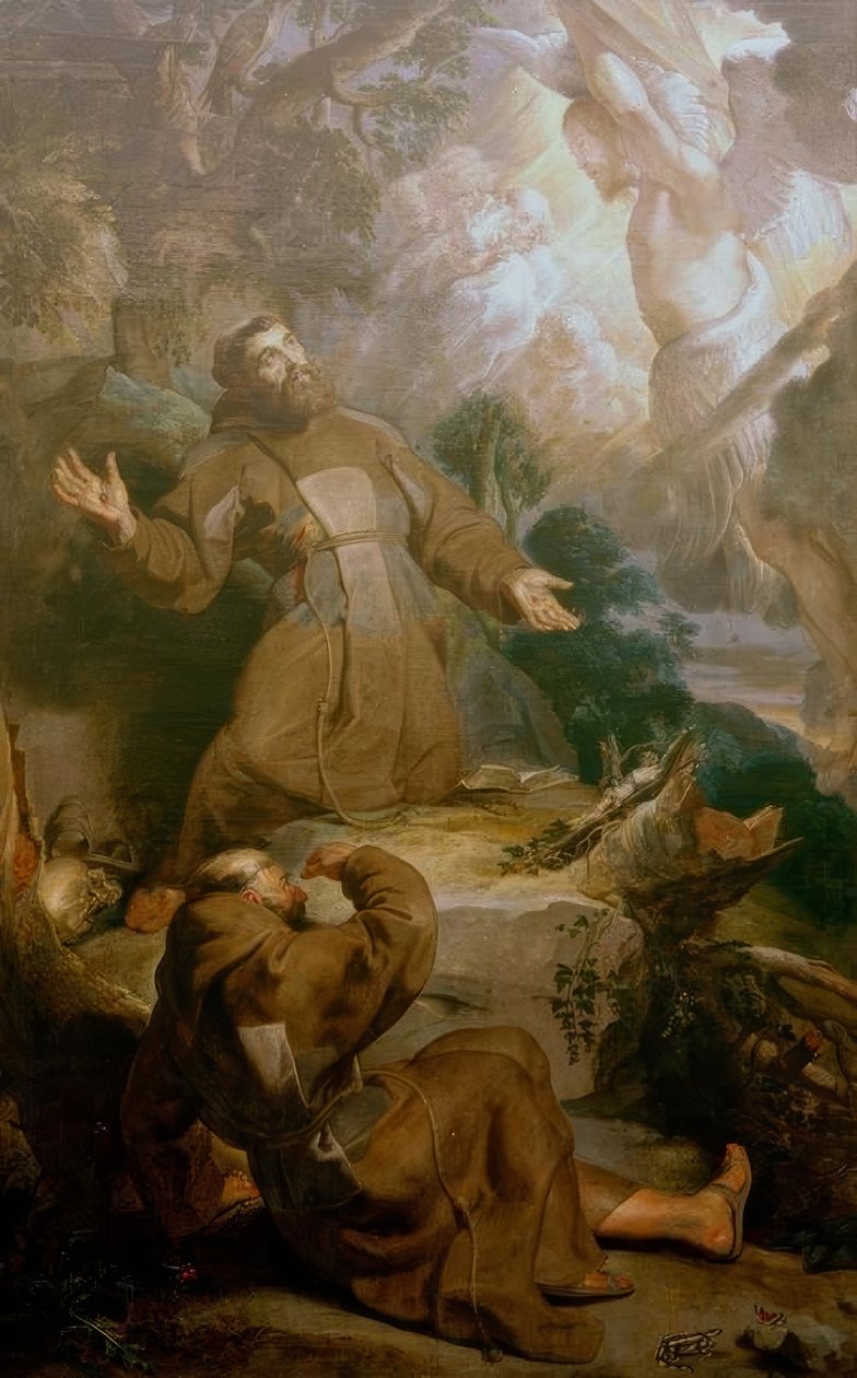 A estigmatização de St. Francis de Peter Paul Rubens