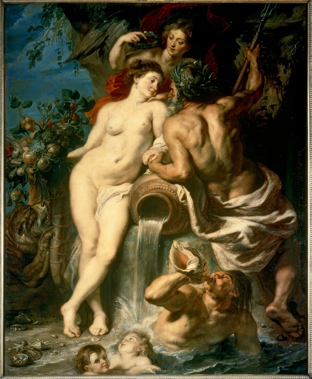 A conexão da água com a terra de Peter Paul Rubens