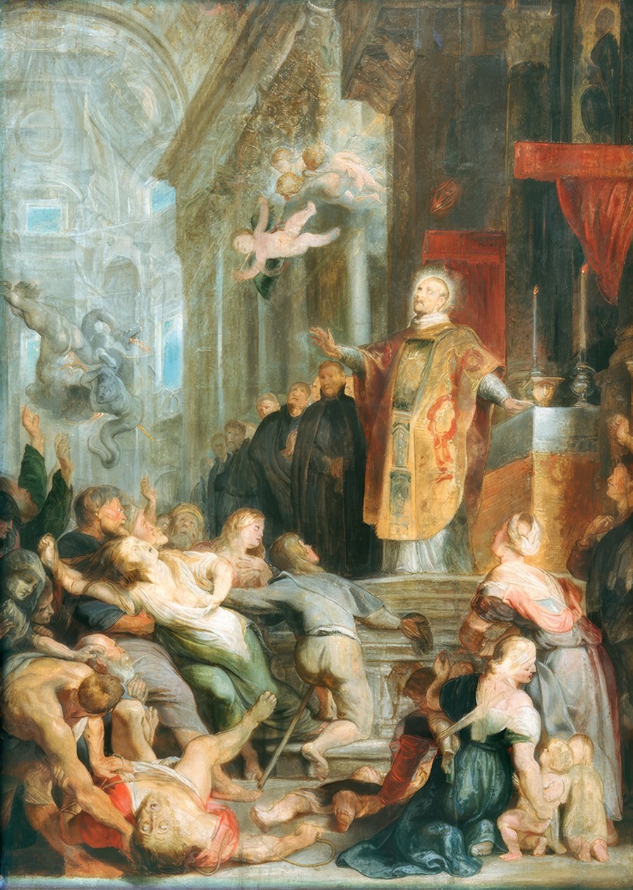 Os milagres de São Inácio de Loyola de Peter Paul Rubens