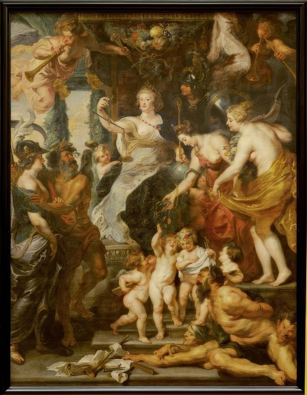 O feliz governo de Maria de Médici de Peter Paul Rubens