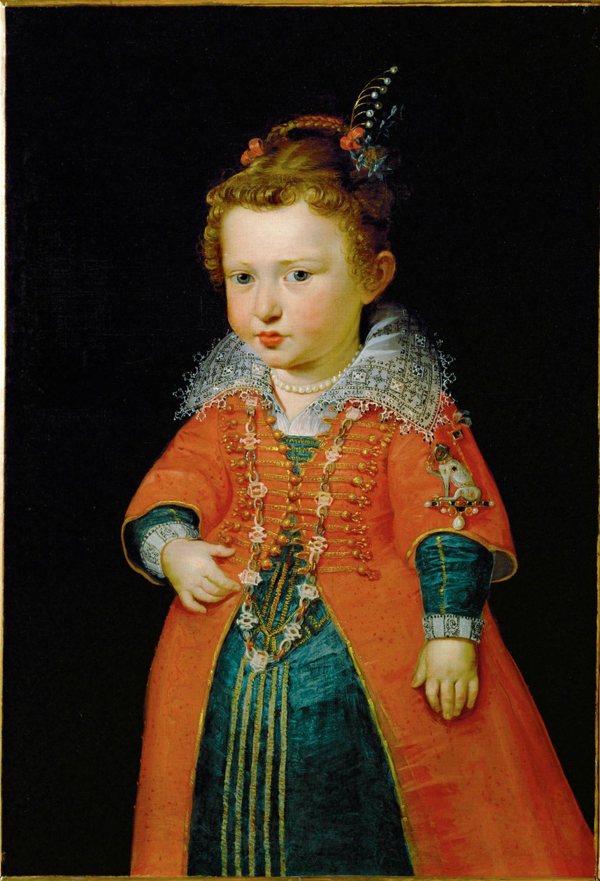 Eleonora Gonzaga, filha do duque Vincenzo, c.1600-04 (óleo sobre tela) de Peter Paul Rubens