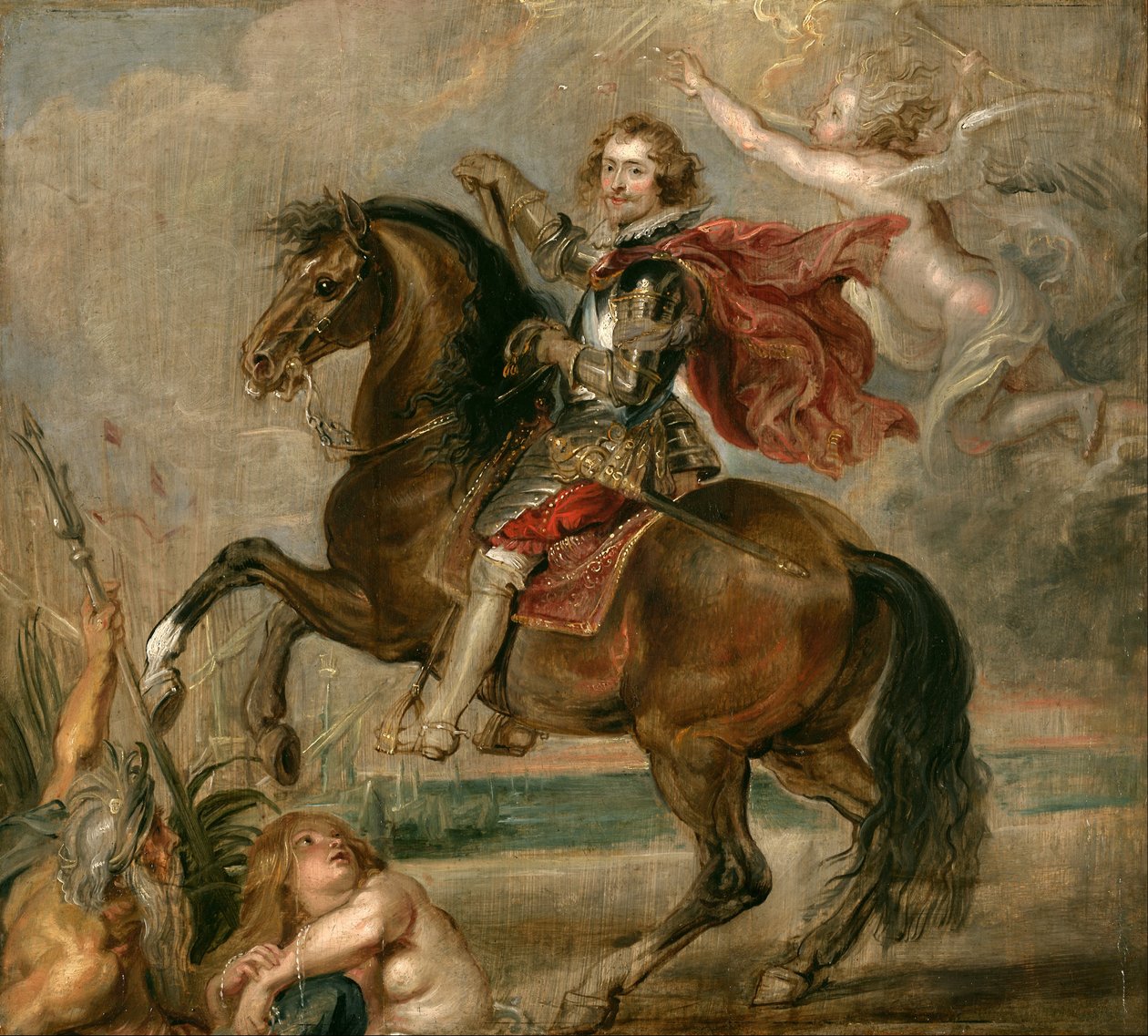 Retrato equestre do duque de Buckingham de Peter Paul Rubens