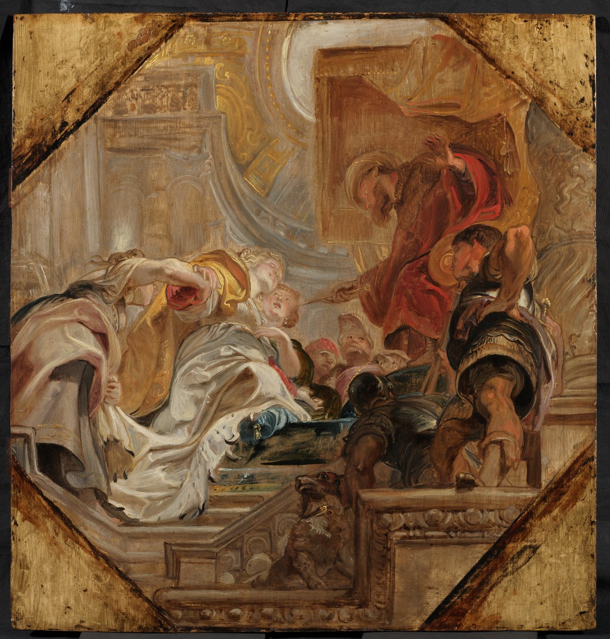 Ester diante de Assuero de Peter Paul Rubens