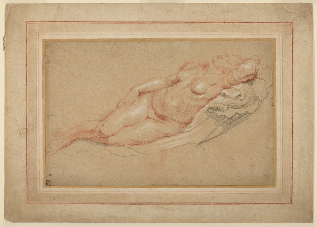 Nu feminino, 1628-1630 de Peter Paul Rubens