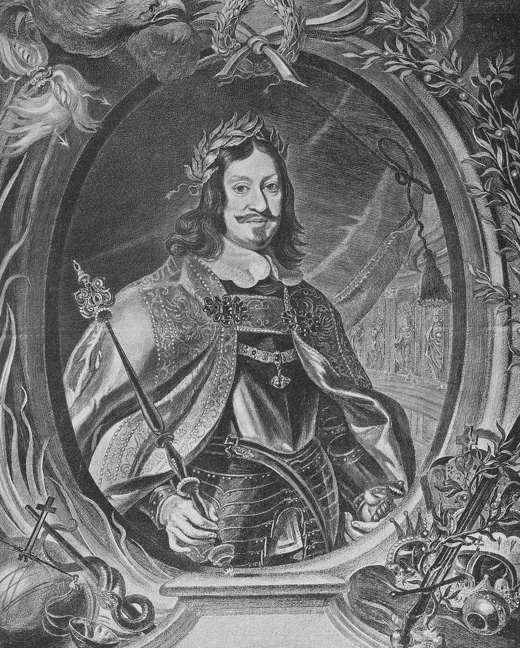 Fernando III, Sacro Imperador Romano, gravado por Christoffel Jegher, c.1631-33 de Peter Paul Rubens