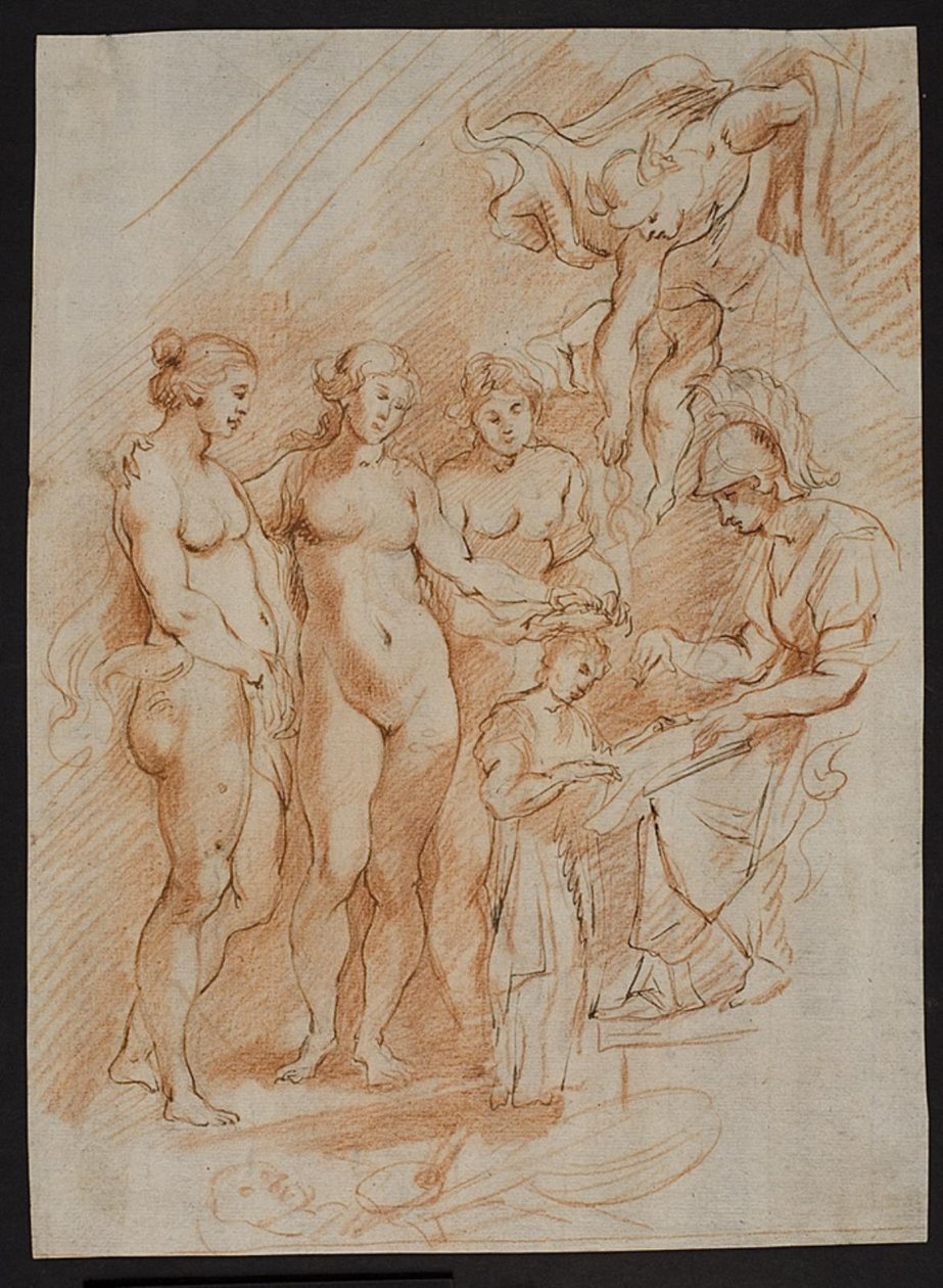 Composição de figuras, da «História de Maria de Médici» de Peter Paul Rubens