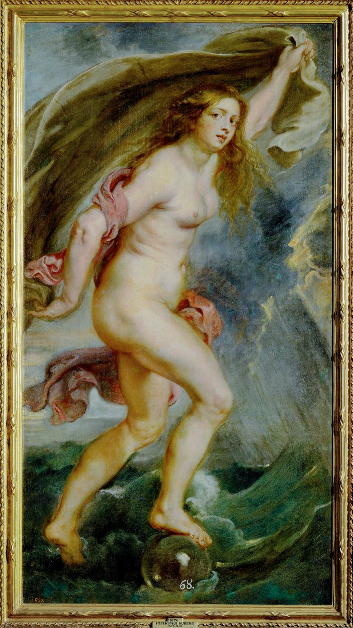 Fortuna, pintada para a Torre de La Parada (pintura sobre tela) de Peter Paul Rubens