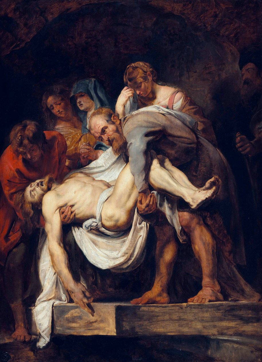 Francês:  O Sepultamento O Sepultamento de Peter Paul Rubens