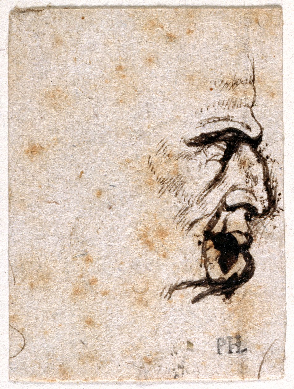 Galba, de dez desenhos de oito dos primeiros doze Césares, depois das medalhas de Giovanni da Cavino (caneta e tinta sobre papel) de Peter Paul Rubens