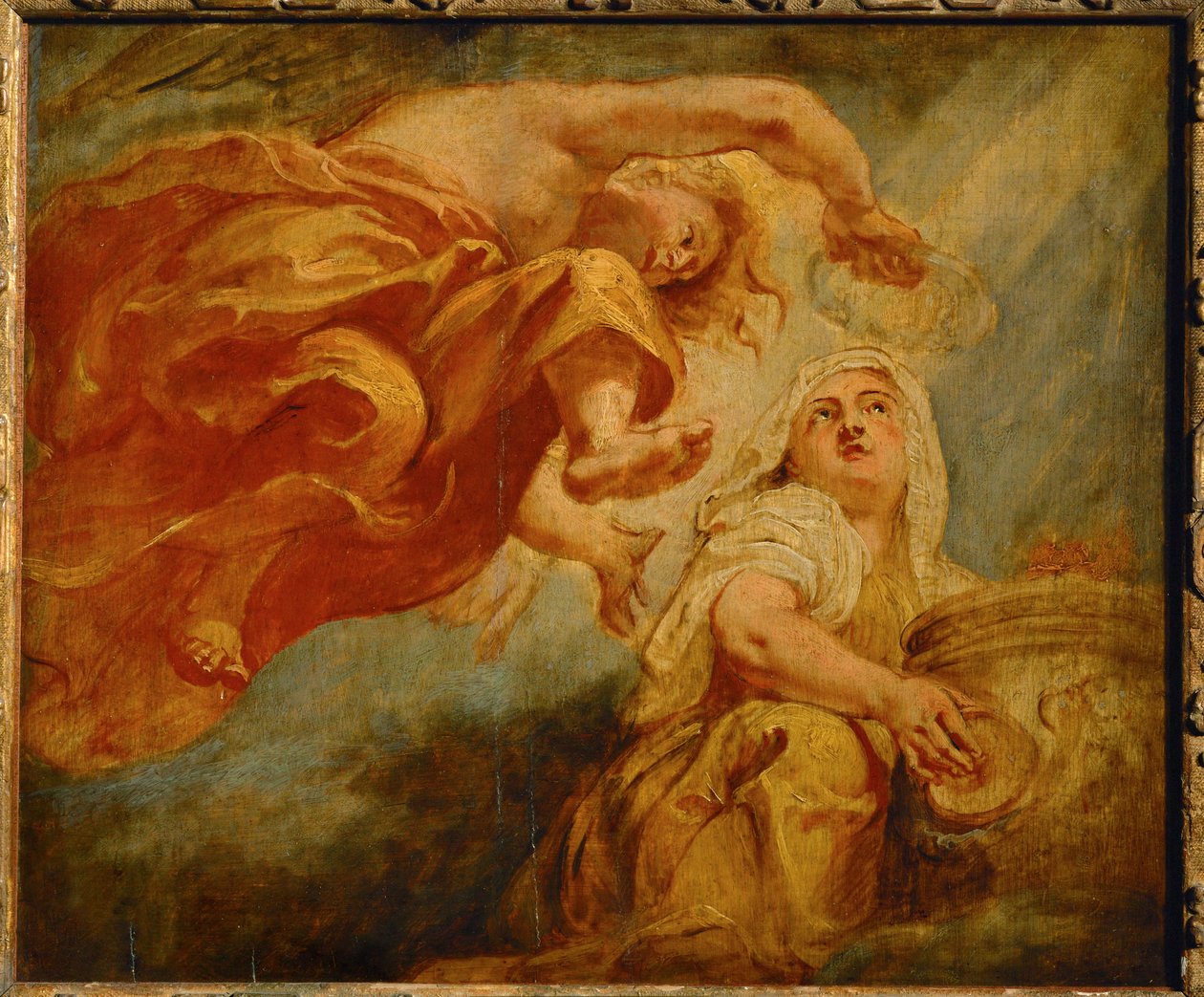 O génio que coroa a religião de Peter Paul Rubens