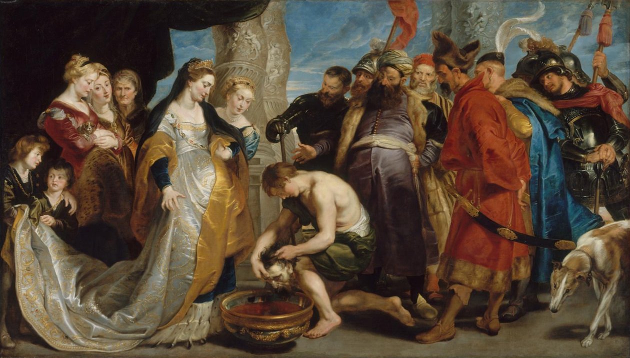 Cabeça de Ciro levada à rainha Tómyris de Peter Paul Rubens
