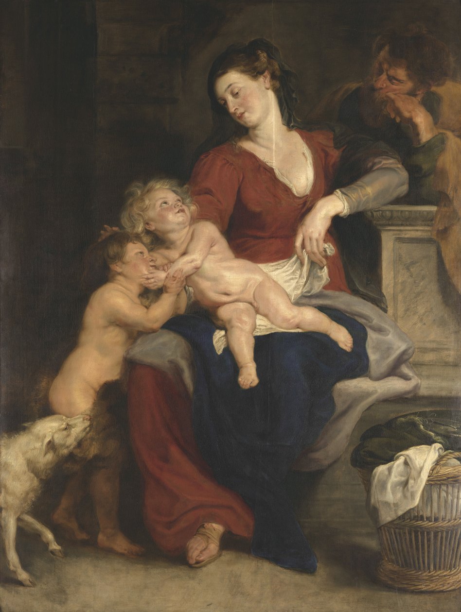 Sagrada família com a cesta de Peter Paul Rubens