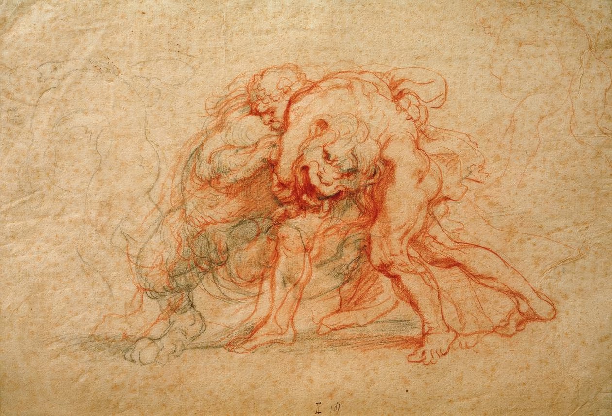 Hércules e o leão nêmeo de Peter Paul Rubens