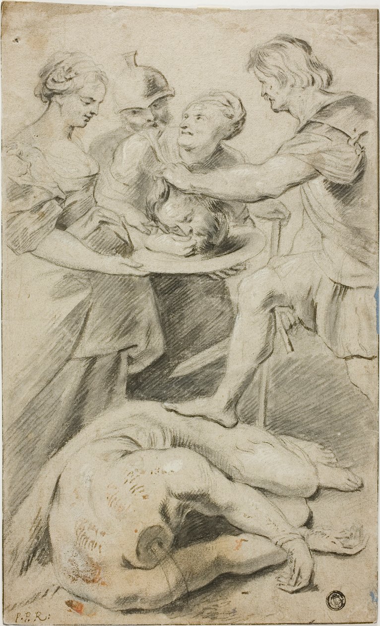 Herodias Recebendo a Cabeça de São João Batista de Peter Paul Rubens