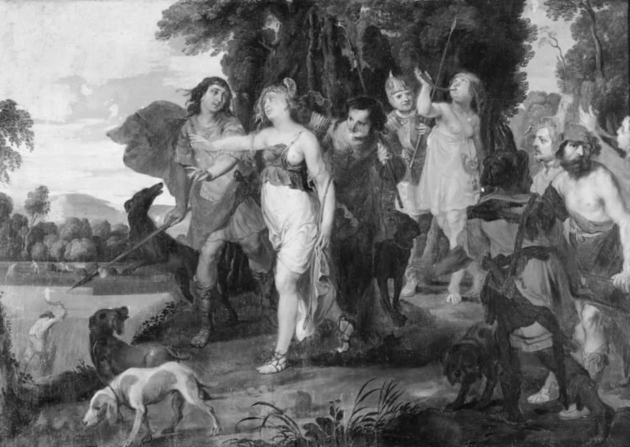 Grupo de caça com Diana de Peter Paul Rubens