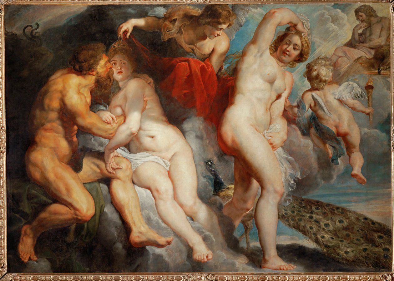 Ixion, rei dos Lapiths, enganado por Juno (pintura sobre tela) de Peter Paul Rubens
