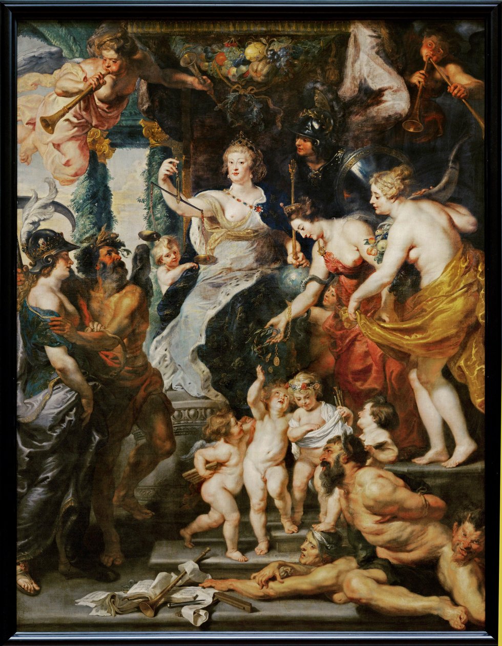 A felicidade da Regência de Peter Paul Rubens
