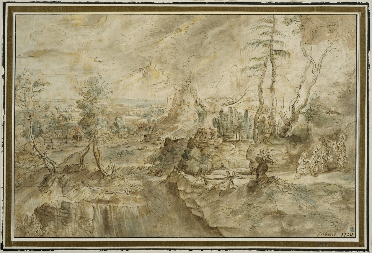 Paisagem com Filémon e Baucis de Peter Paul Rubens