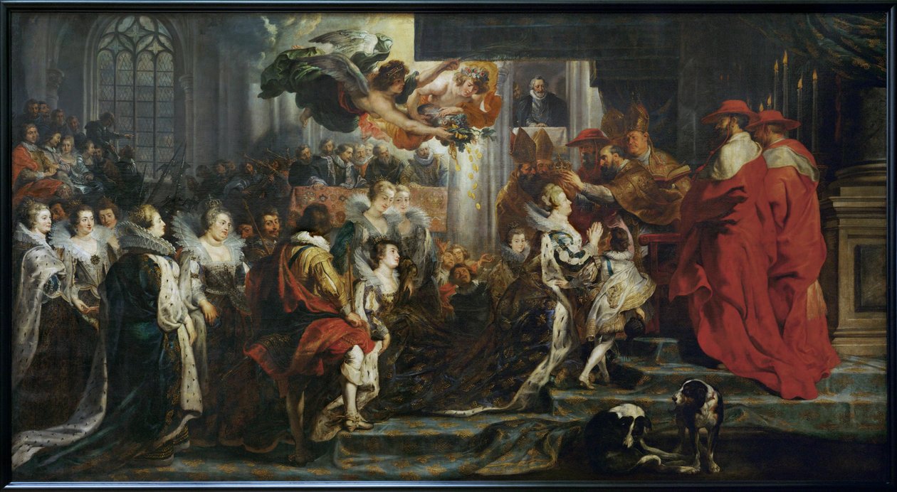Coroação de Maria de Médicis em St. Denis de Peter Paul Rubens