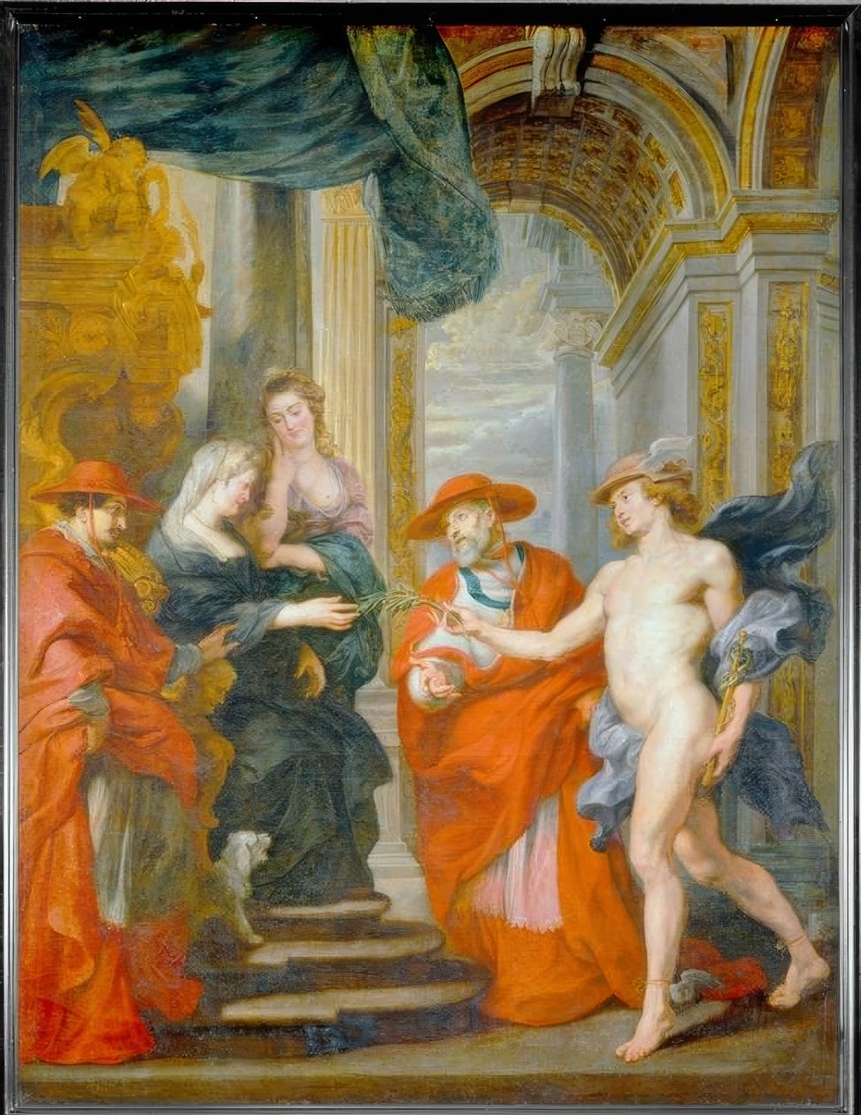 O Tratado de Angoulême, 30 de abril de 1619 de Peter Paul Rubens