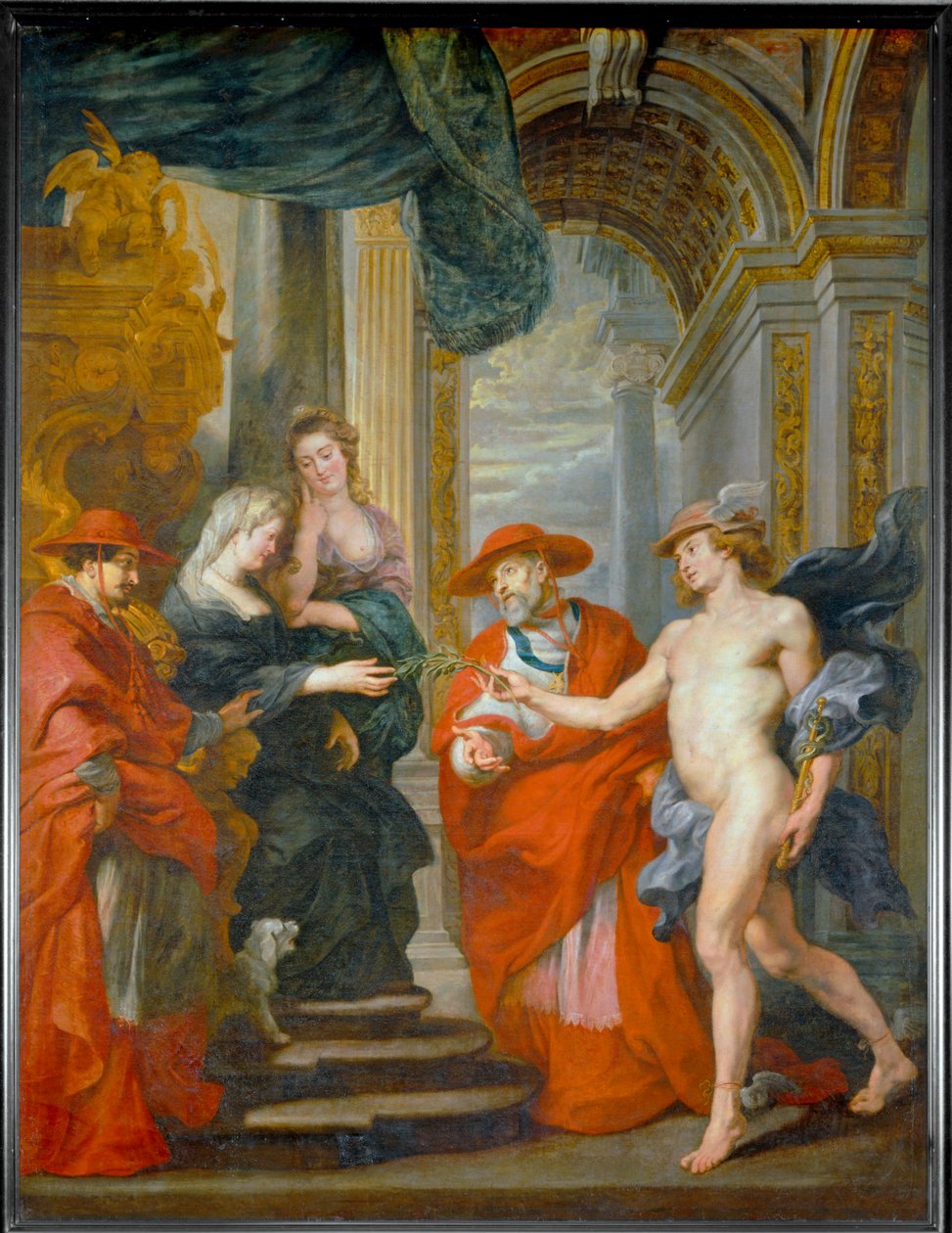 O Tratado de Angouleme (pintura sobre tela) de Peter Paul Rubens