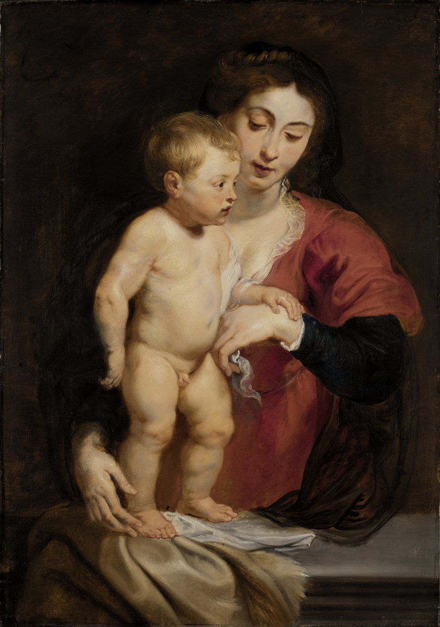 Madonna e Criança, c. 1615-1618. de Peter Paul Rubens