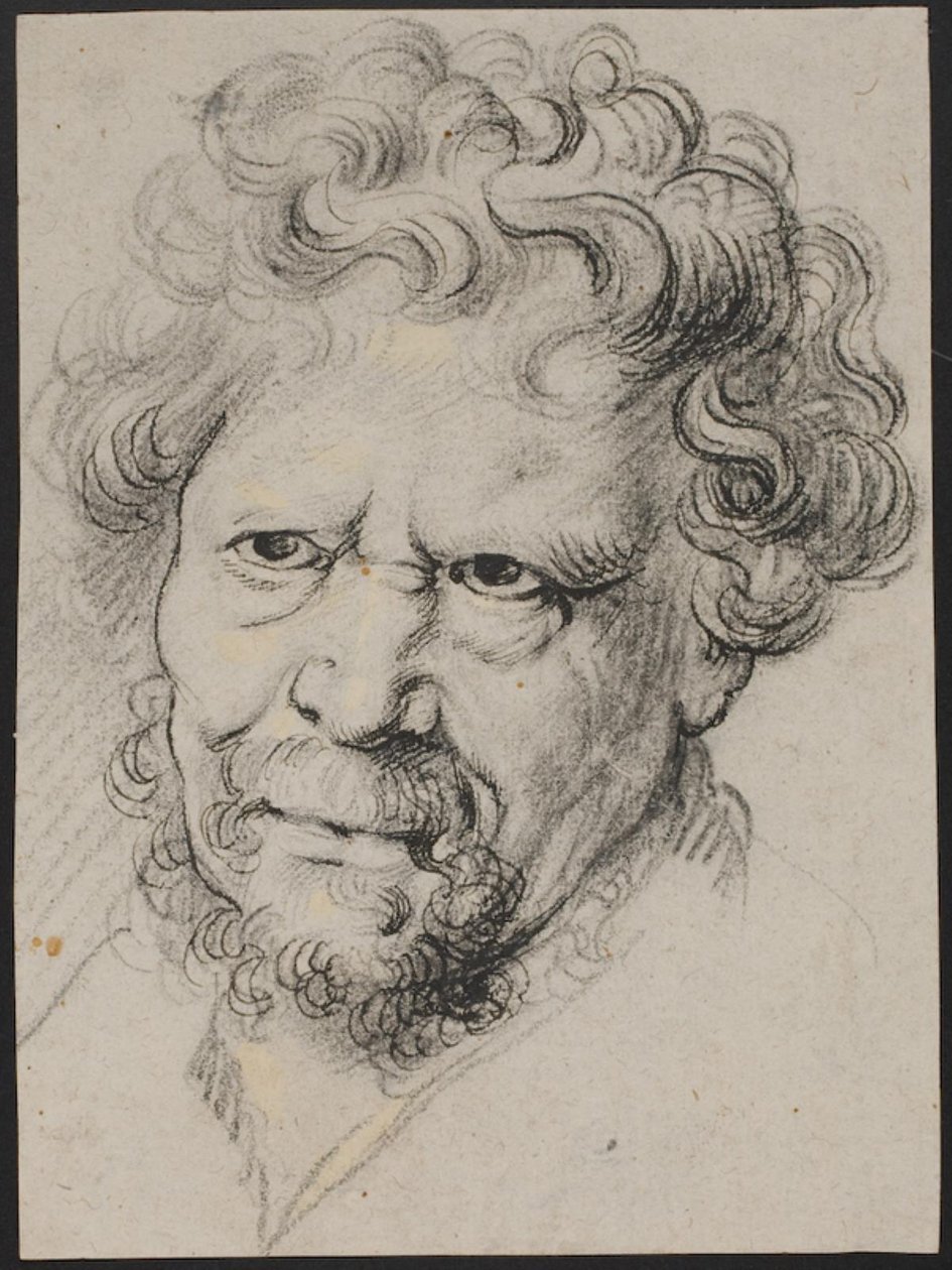 Cabeça de homem de Peter Paul Rubens