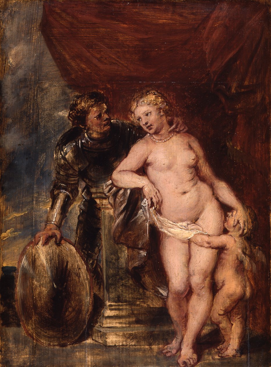 Marte, Vénus e Cupido de Peter Paul Rubens