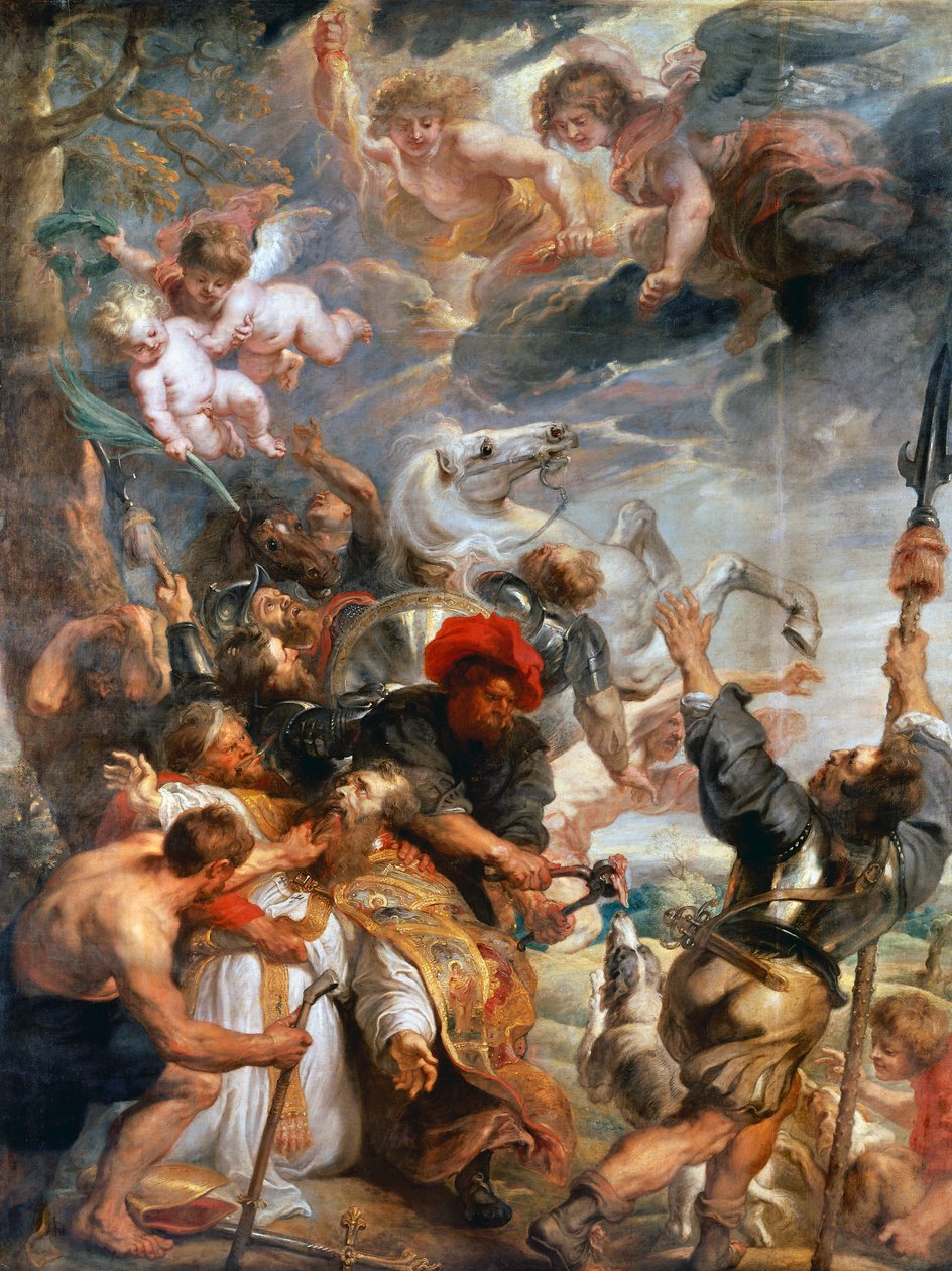Martírio de São Livino (óleo sobre tela) de Peter Paul Rubens