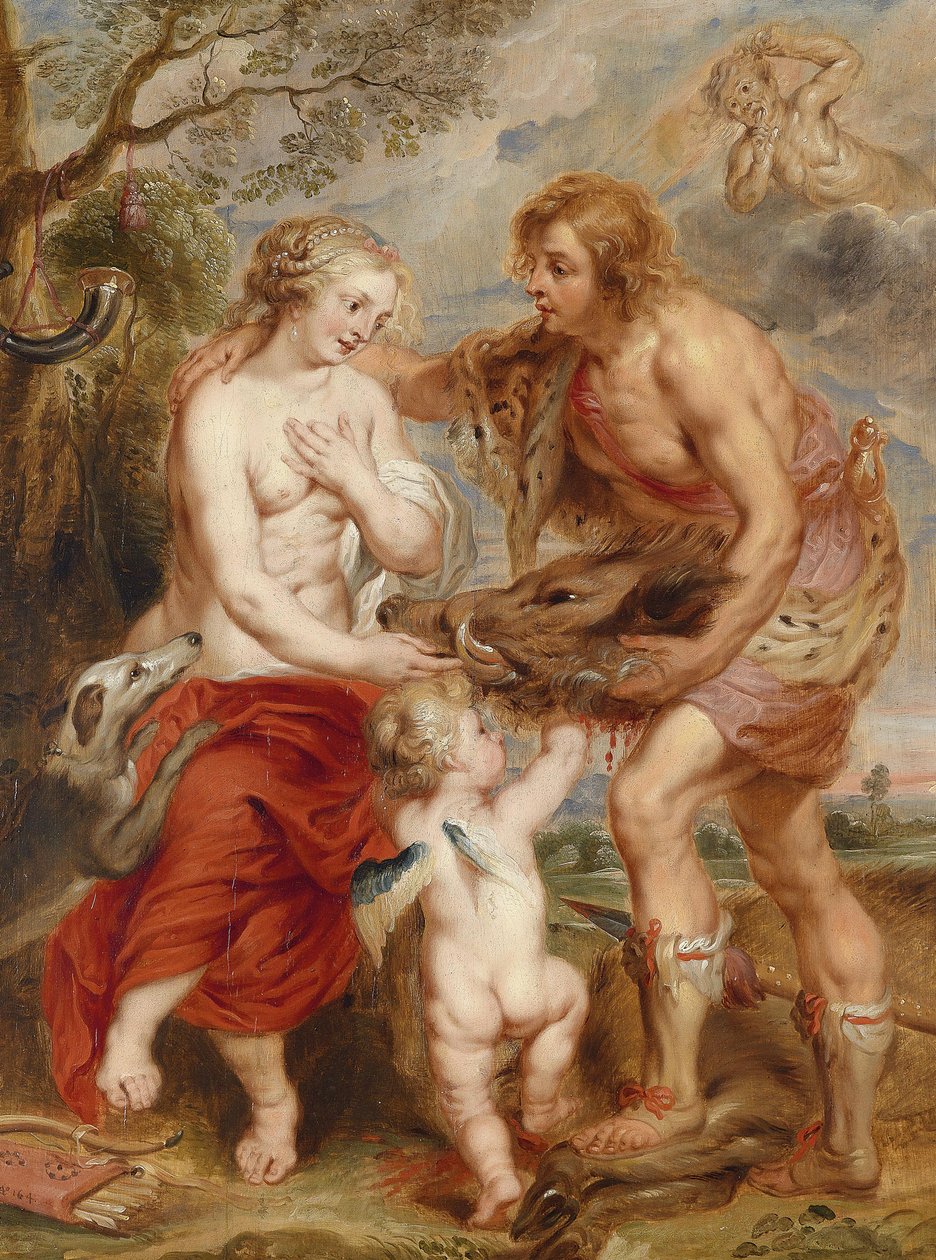 Meleager oferece os javalis de Calydon a Atalanta de Peter Paul Rubens