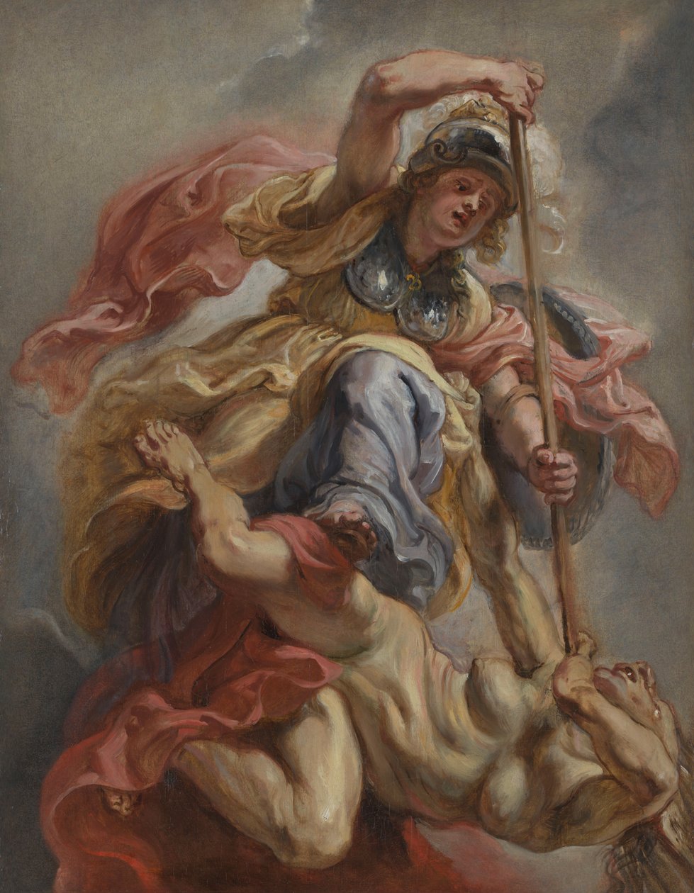 Minerva vencendo a ignorância de Peter Paul Rubens