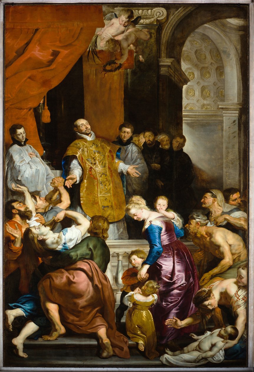 Milagres de Santo Inácio de Loyola - 1620 de Peter Paul Rubens