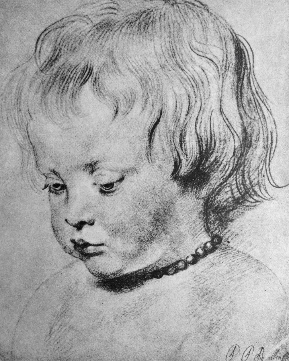 Nicholaas Rubens usando um Colar de Coral de Peter Paul Rubens