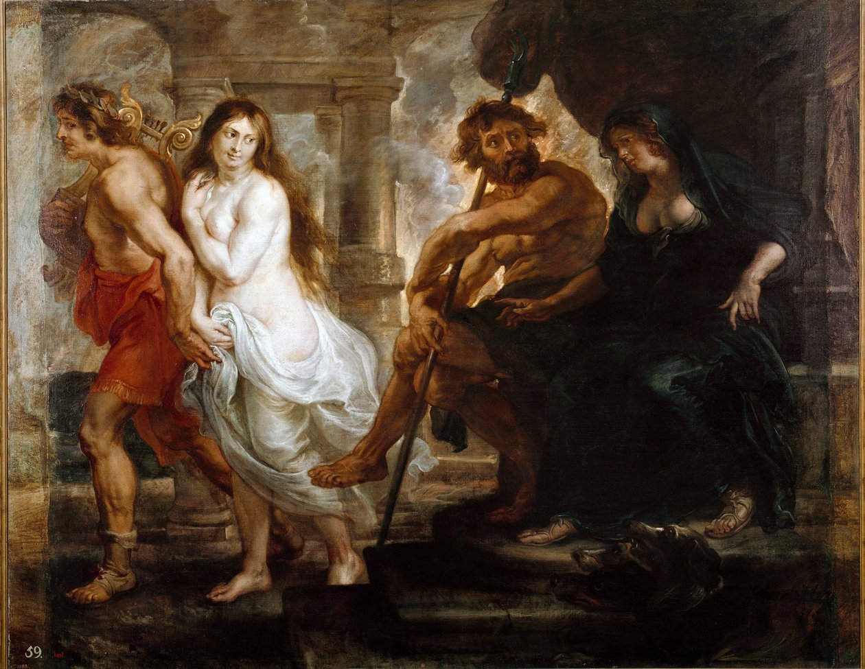 Orphee e Eurydice Painting de Peter Paul (Pierre-Paul) Rubens (ou Peter Paul ou Petrus Paulus) (1577-1640) 1636 Dim. 194x245 cm Madrid, Musee du Prado de Peter Paul Rubens