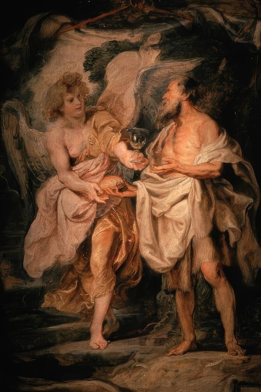 PPRubens, Elias e o anjo de Peter Paul Rubens