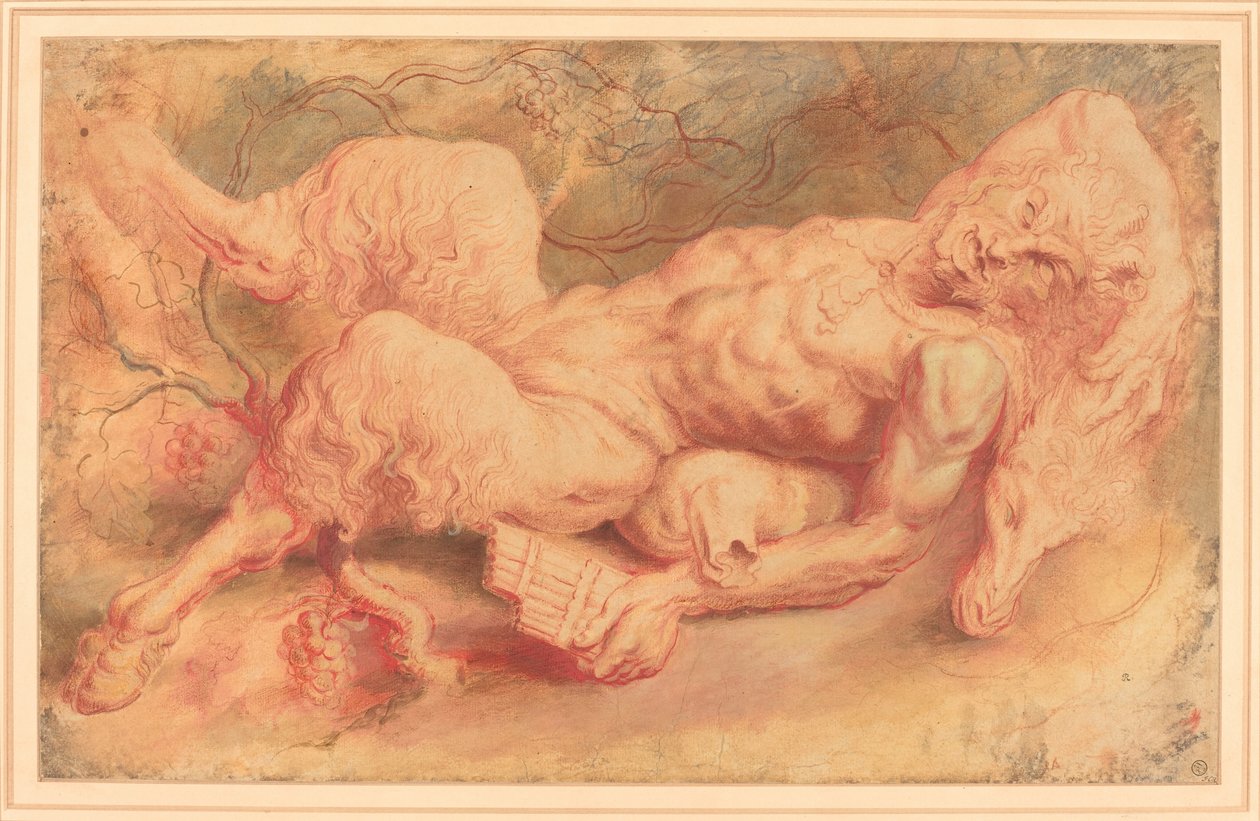 Pan Reclinado, possivelmente c. 1610. de Peter Paul Rubens