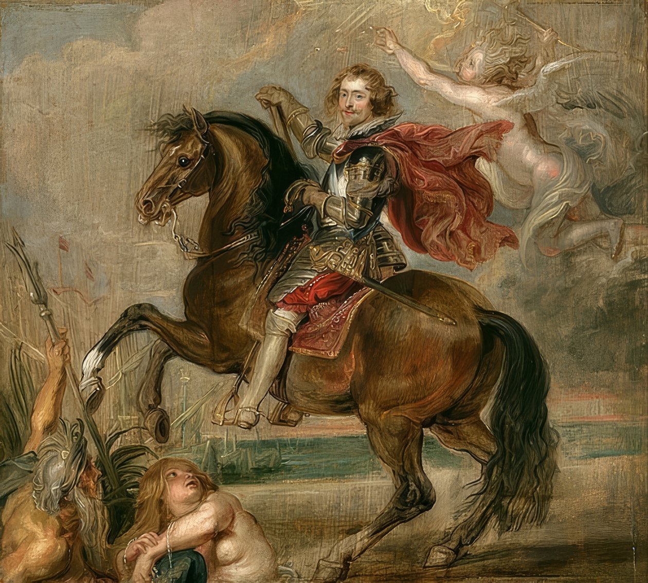 Retrato do Duque de Buckingham a cavalo. 1625 de Peter Paul Rubens