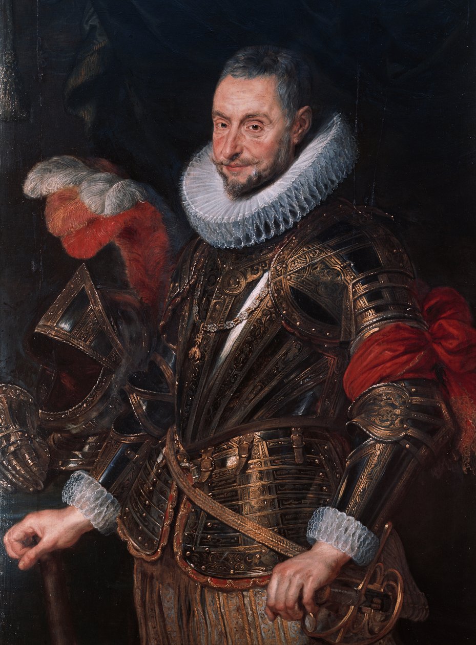 Retrato de Ambrogio Spinola (óleo sobre tela) de Peter Paul Rubens