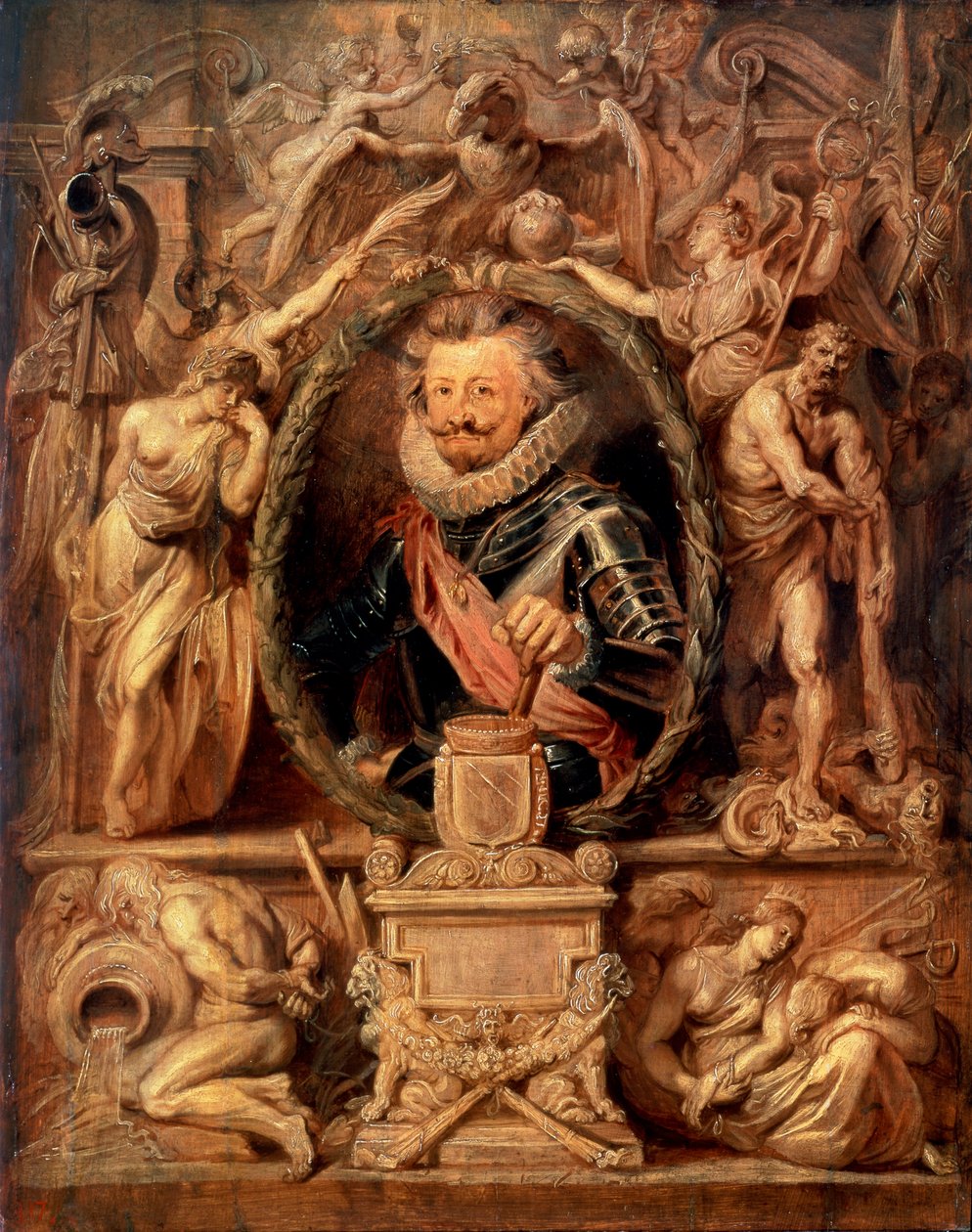 Retrato de Charles Bonaventure de Longueval, conde de Bucquoy, 1571-1621, 1621. de Peter Paul Rubens