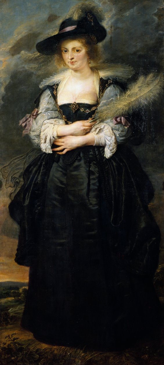 Retrato de Helene Fourment, de Peter Paul Rubens (1577-1640) de Peter Paul Rubens