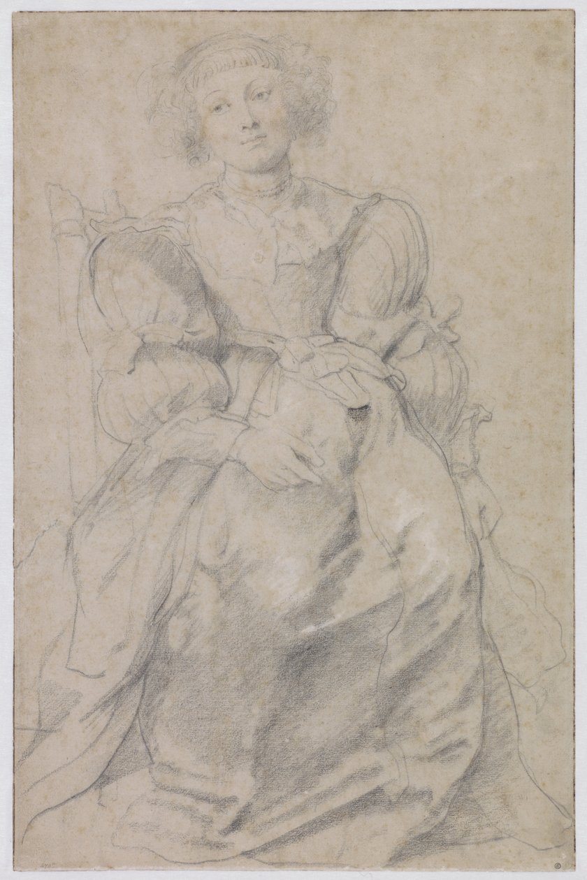 Retrato de Hélène Fourment de Peter Paul Rubens