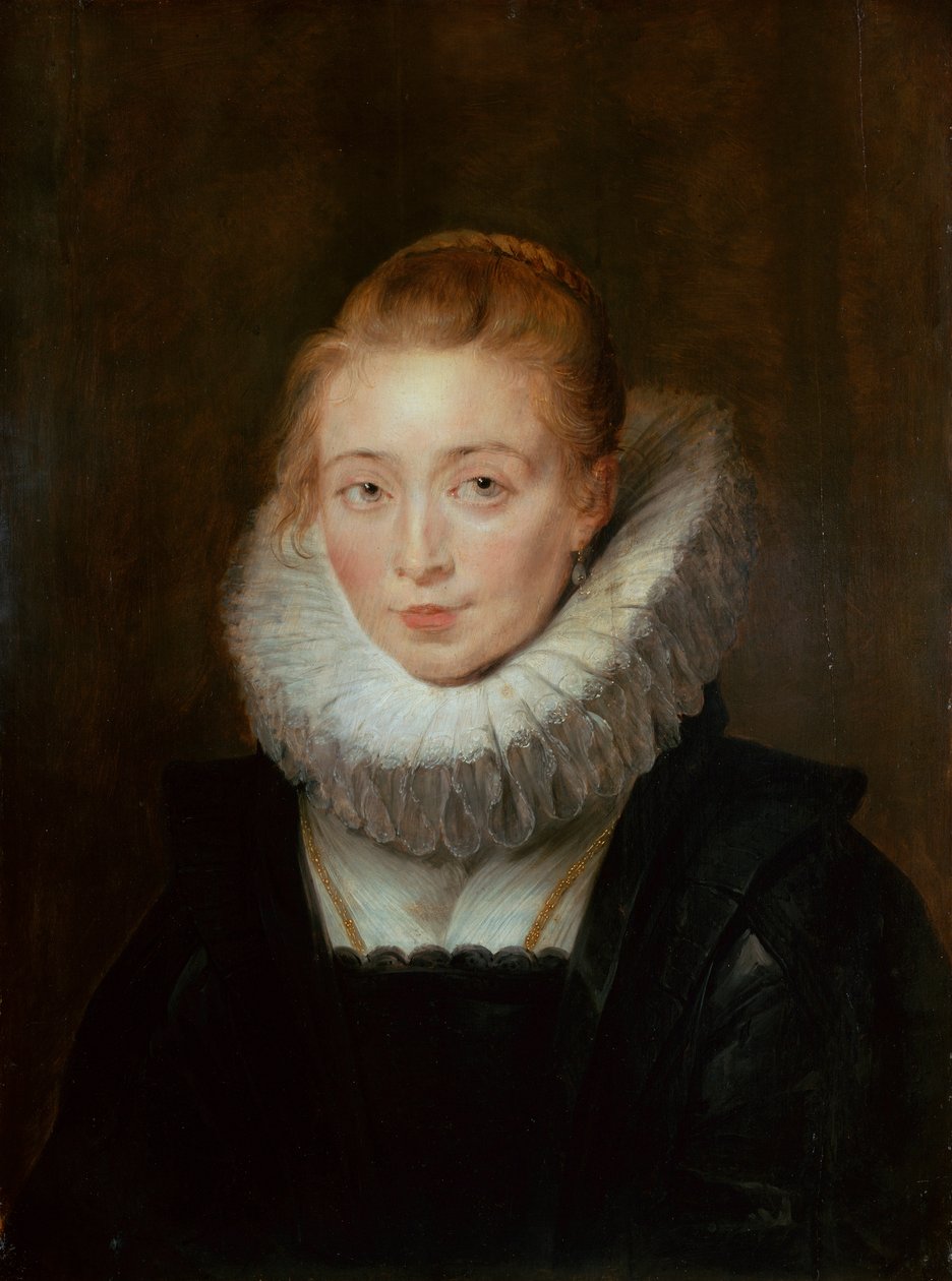 Retrato de Dama de Honra à Infanta Isabella, década de 1620. de Peter Paul Rubens